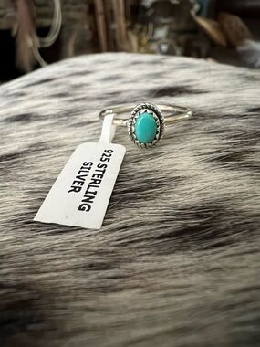Sterling Silver  Mojave Turquoise ring